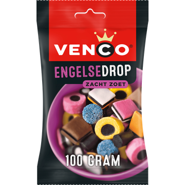 Venco Engelse Drop Zacht Zoet - JUMBO