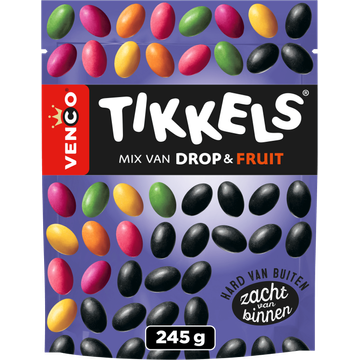 Venco Tikkels Mix van Drop & Fruit - JUMBO