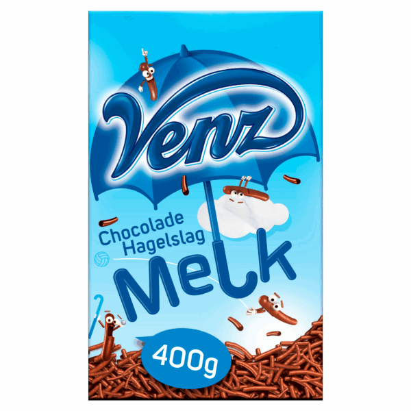 Venz Chocoladehagelslag melk - PLUS
