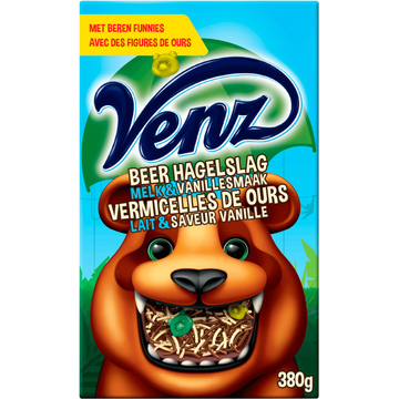 Venz Rimboe Beer Hagelslag Melk & Vanillesmaak - JUMBO