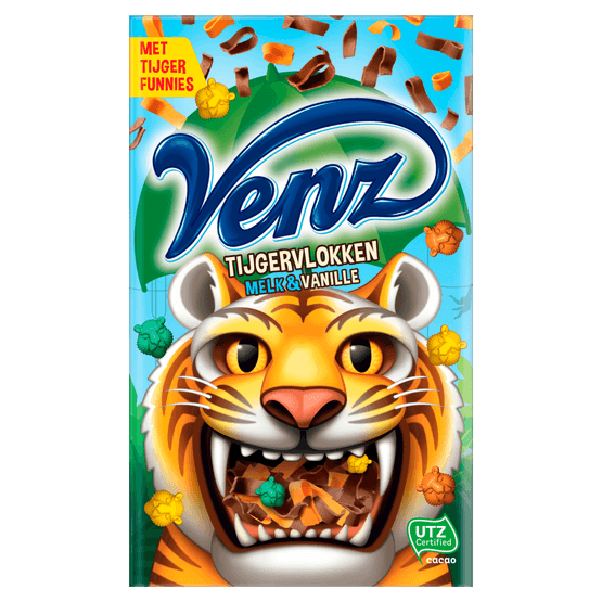 Venz Rimboe tijgervlokken melk & vanille - Dirk