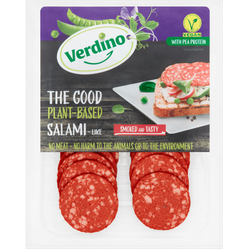 Verdino Vegan Salami Smoked 80g - JUMBO