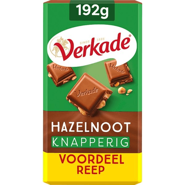 Verkade Hazelnoot Knapperig Voordeelreep - JUMBO
