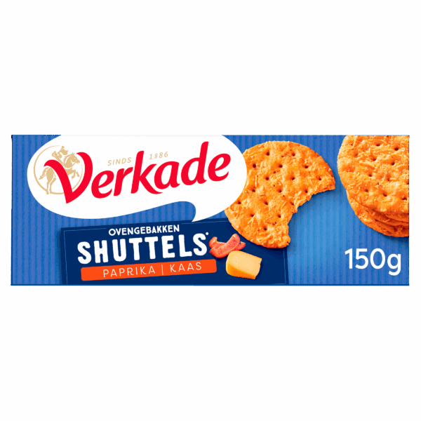 Verkade Shuttels Paprika-Kaas - PLUS