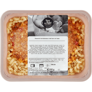 Vers Aan Tafel Macaroni Tomatensaus met Ham en Kaas - JUMBO