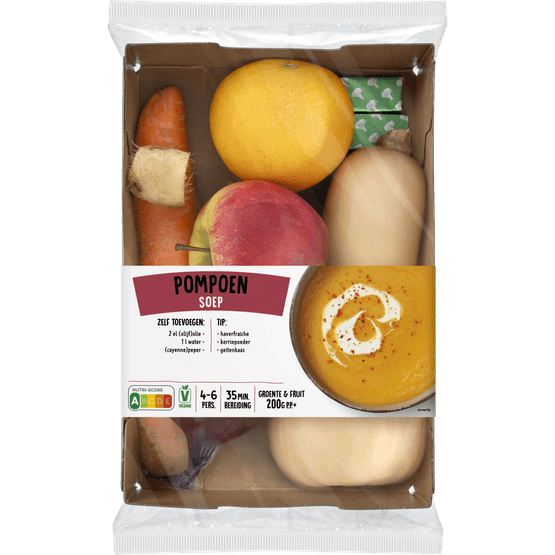 Verspakket pompoensoep - Dirk