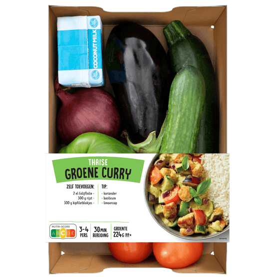 Verspakket thaise groene curry - Dirk