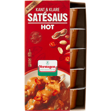 Verstegen Kant & Klare Satésaus Hot - JUMBO