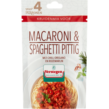 Verstegen Kruidenmix voor Macaroni & Spaghetti Pittig - JUMBO