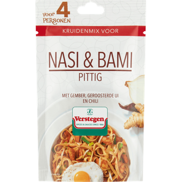 Verstegen Kruidenmix voor Nasi & Bami Pittig - JUMBO