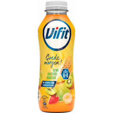 Vifit Goedemorgen! Zuiveldrink Aardbei/Kiwi/Banaan - JUMBO