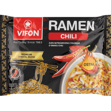 Vifon Ramen Chili Flavour Instant Noodle Soup (Hot) - JUMBO