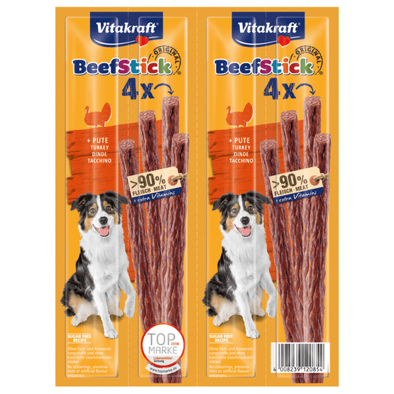 Vitakraft Beefsticks original kalkoen - Dirk