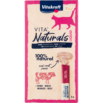 Vitakraft Vita Naturals Liquid Beef - JUMBO