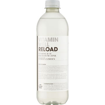 Vitamin Well Reload Vitamine B+D Magnesium+Zink met de Smaak van Citroen/Limoen - JUMBO