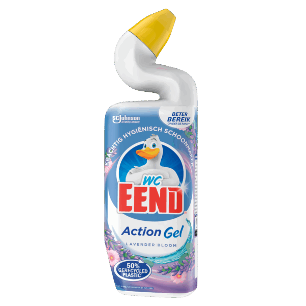 WC Eend Toiletreiniger Action Gel Lavender - PLUS