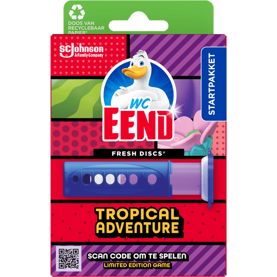 WC-eend Fresh discs houder tropical adventure - Dirk