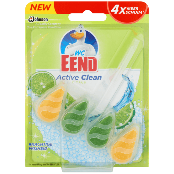 WC-eend Toiletblok active clean citrus - Dirk
