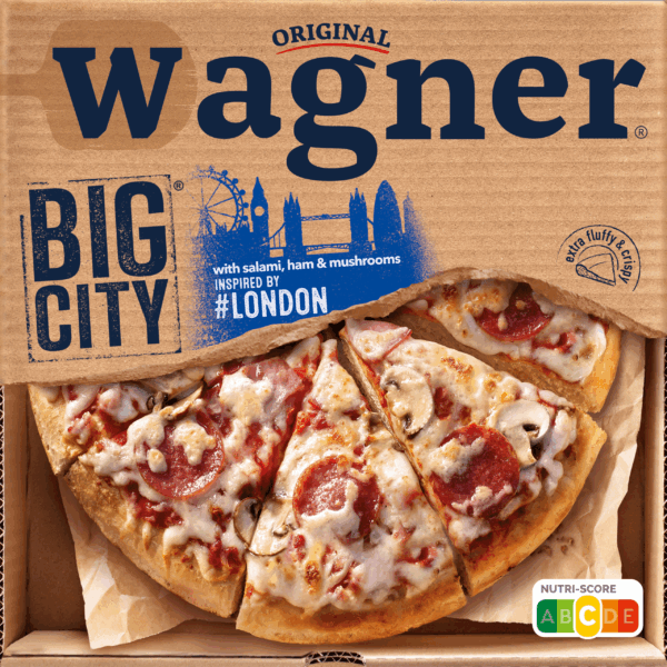 Wagner Big City Pizza London Salami & Ham - PLUS