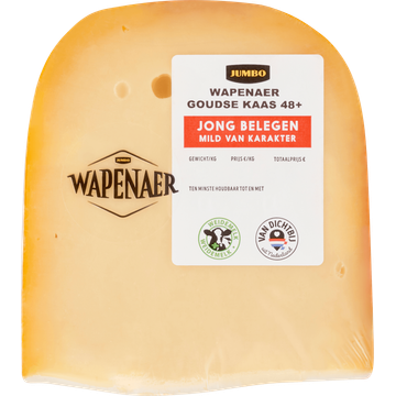 Wapenaer Goudse Kaas Jong Belegen 48+ Stuk - JUMBO