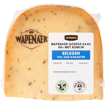 Wapenaer Goudse Kaas met Komijn Belegen 48+ - JUMBO