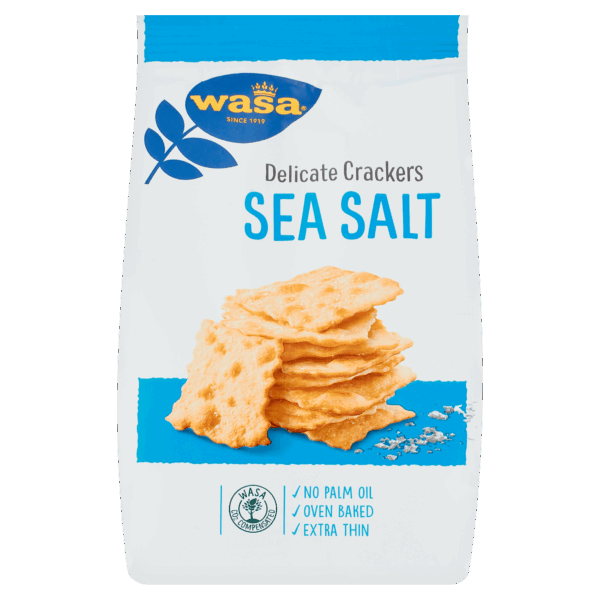 Wasa Delicate Cracker Sea Salt - PLUS