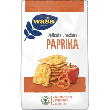 Wasa Delicate Crackers Paprika - JUMBO