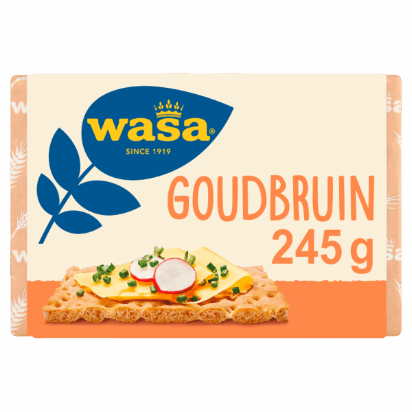 Wasa Knäckebröd Goudbruin 18 stuks - PLUS
