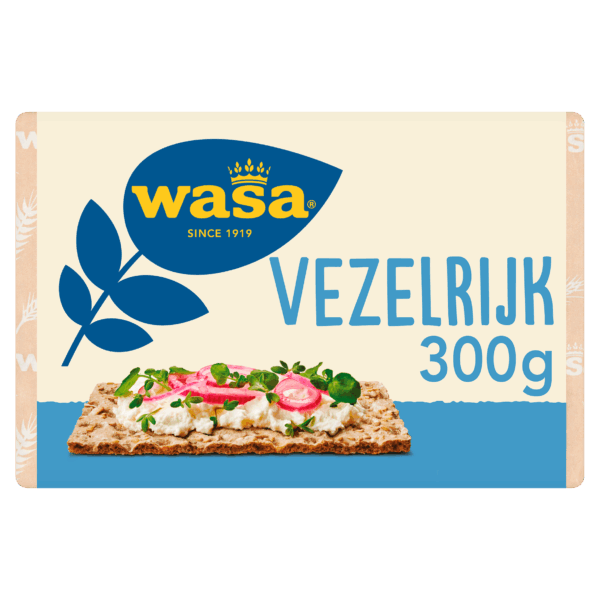 Wasa Knäckebröd Vezelrijk 30 stuks - PLUS