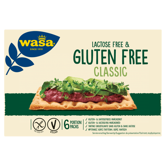 Wasa Knackebrod gluten- en lactosevrij - Dirk