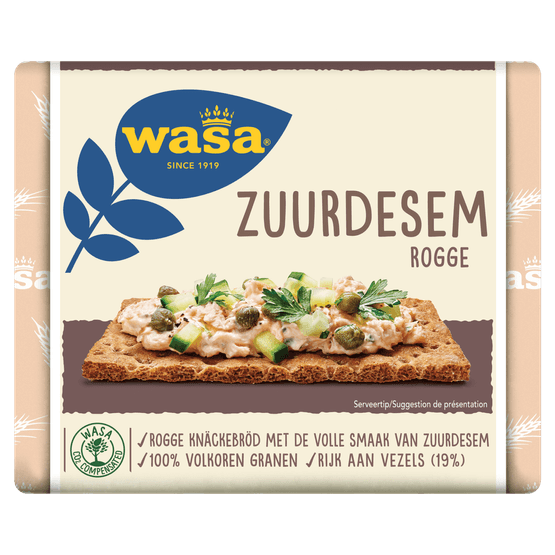 Wasa Knackebrod zuurdesem rogge - Dirk