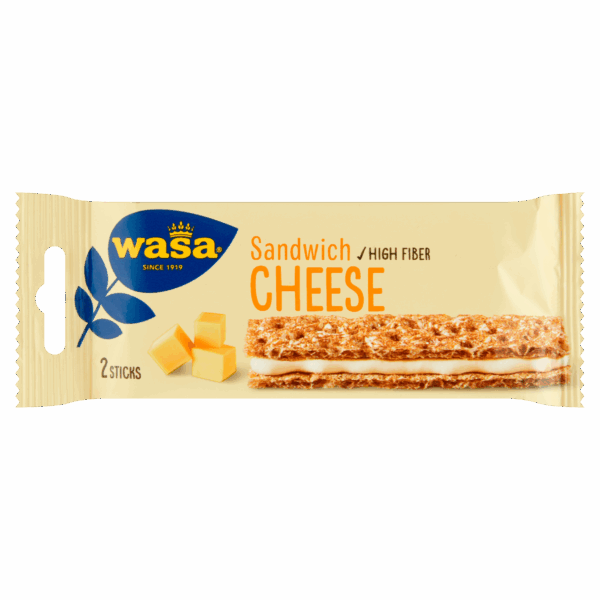 Wasa Sandwich Cheese 3x2 stuks - PLUS