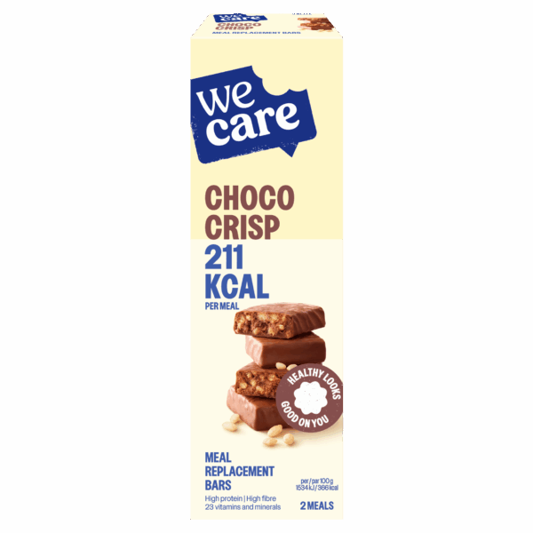 WeCare 12-uurtje maaltijdreep Choco crisp - PLUS