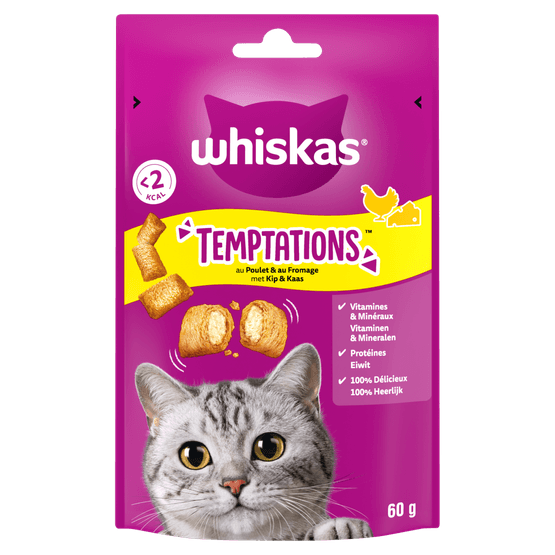 Whiskas Kattensnacks temptations kip-kaas - Dirk