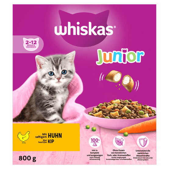 Whiskas Kattenvoer junior kip - Dirk