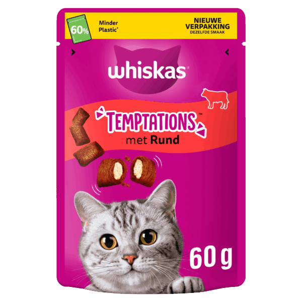 Whiskas Temptations Rund - PLUS