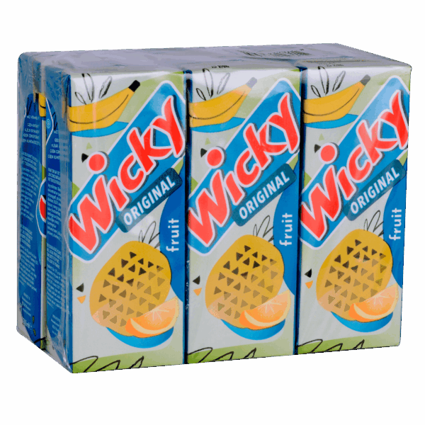 Wicky Original fruit 6-pack - PLUS