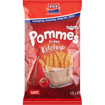 XOX Pommes Frites Ketchup Snack - JUMBO