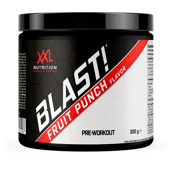 XXL Nutrition Blast! Pre-workout fruit punch - PLUS