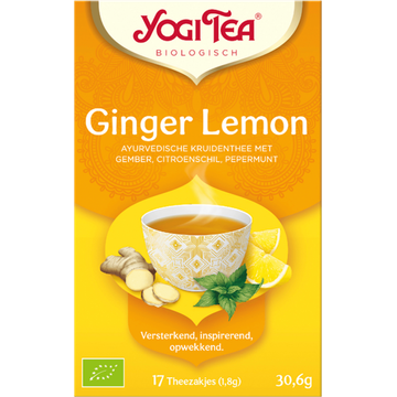 Yogi Tea Biologisch Ginger Lemon Thee 17 Stuks 30