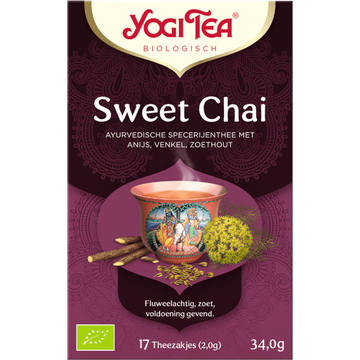 Yogi Tea Biologisch Sweet Chai Thee 17 Stuks - JUMBO