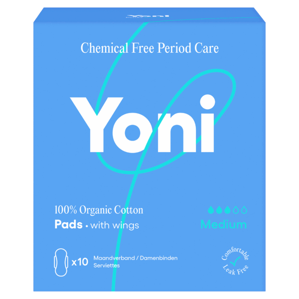 Yoni Maandverband medium van biokatoen - PLUS