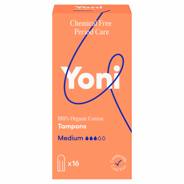 Yoni Tampons Medium van biokatoen - PLUS