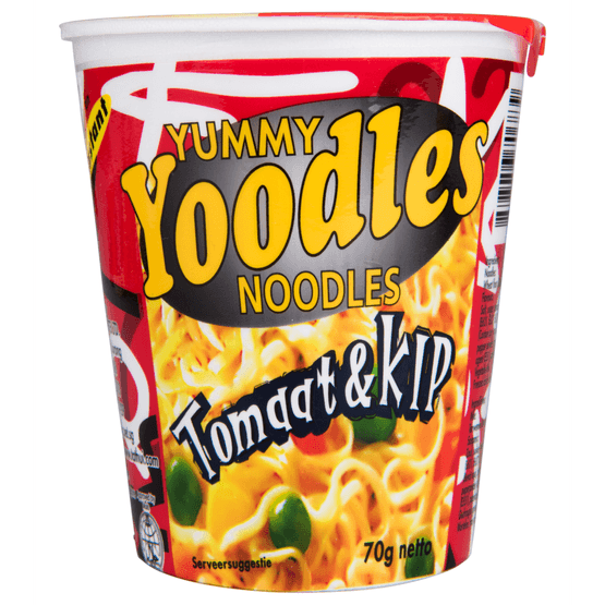 Yummy Noodles cup tomaat & kip - Dirk