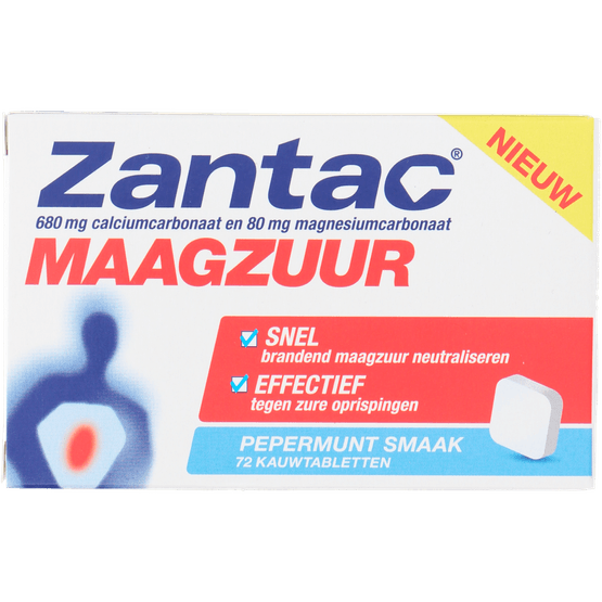 Zantac Kauwtabletten pepermunt - Dirk