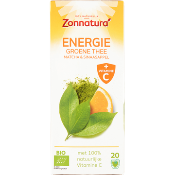 Zonnatura Bio Energie Groene Thee Matcha & Sinaasappel - JUMBO