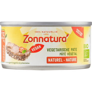Zonnatura Biologische Vegetarische Pate Naturel - JUMBO