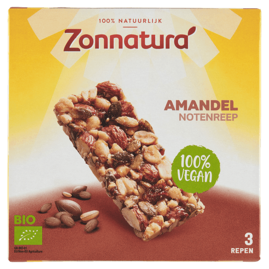 Zonnatura Biologische notenmix reep amandel - Dirk