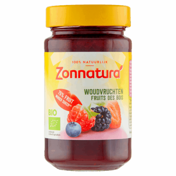 Zonnatura Fruitspread bosvruchten bio - PLUS