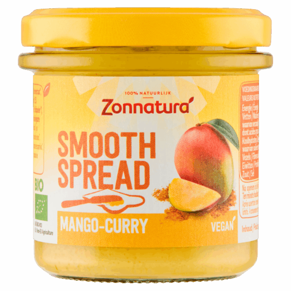 Zonnatura Smooth spread Mango-Curry - PLUS